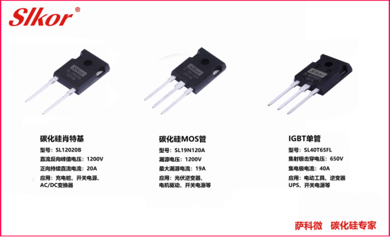 薩科微碳化硅MOS管、IGBT單管圖