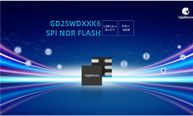 GD25WDxxK6 SPI NOR Flash產品系列問世，其“超小尺寸、超輕薄、寬電壓”的優勢將持續領跑市場