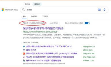 驚喜！！Slkor必應Bing搜索索引量破1.2億！薩科微品牌國際推廣邁入新臺階！