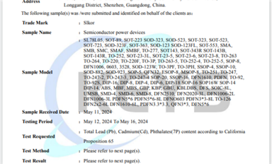 薩科微Slkor產品通過“加州65”測試 公司實力不斷提升